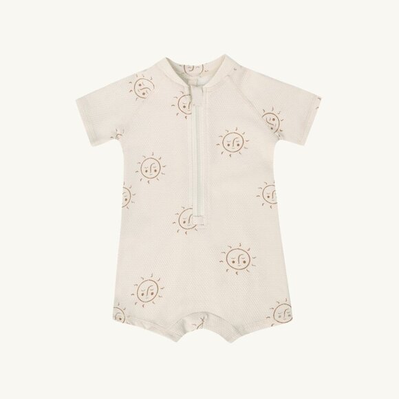Quincy Mae Other - NWT - Quicy Mae cream suns rashgard swim 2-3Y